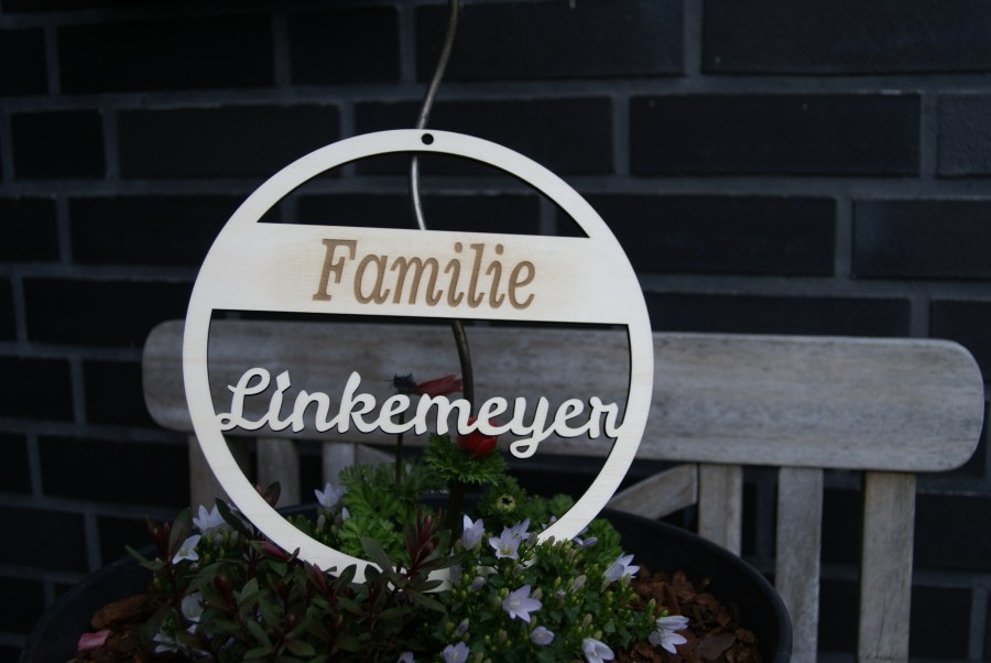 Lasercutting Rund Familie